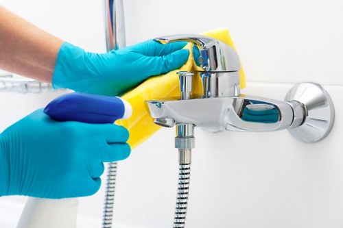 Professional office cleaning in Greenwich for a modern commercial workspace