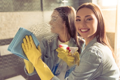Thorough kitchen and bathroom cleaning during a Greenwich one-time clean