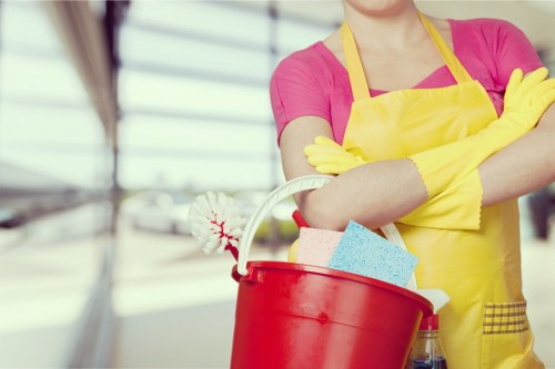 Local oven cleaner working in a Greenwich kitchen